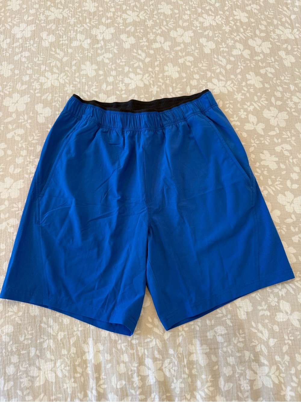 Skechers Performance Men’s Athletic Shorts Blue Size S Small Pockets Pickleball
